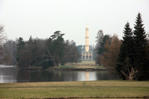 Минарет в замке Леднице